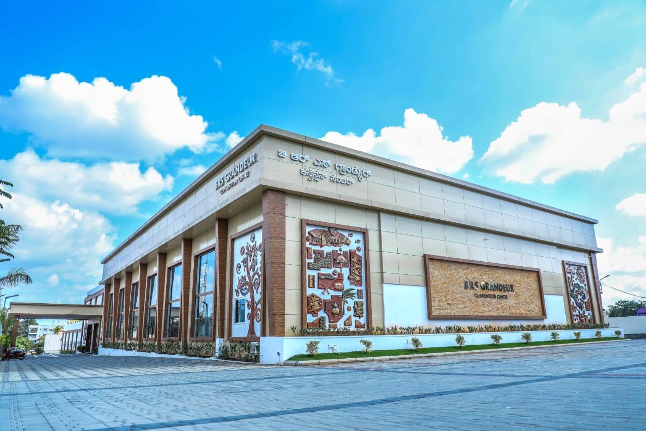 Concierge lounge with twilight backdrop